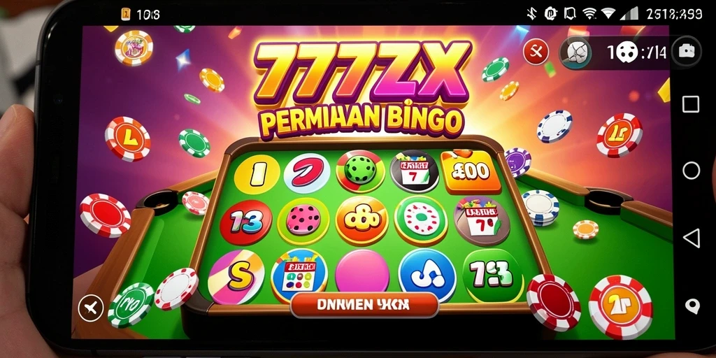 Tampilan screenshot gameplay Bingo di 777ZX.