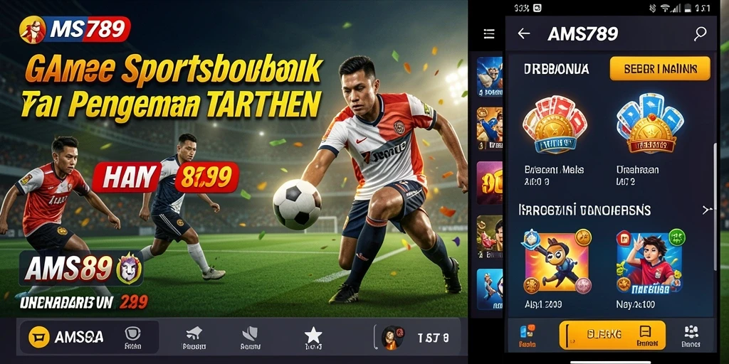 Tampilan menarik dari gameplay taruhan di AMS789.
