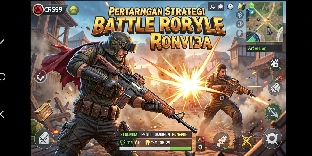 Gameplay intens dan seru di <strong>CRS99</strong> dengan pertarungan Battle Royale yang mendebarkan.