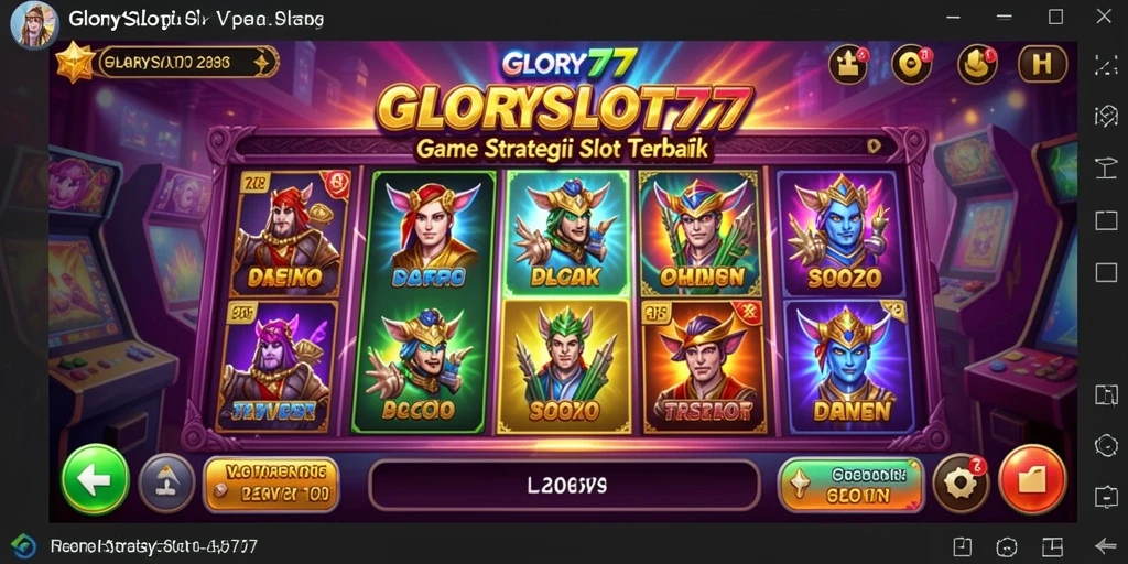 Tampilan gameplay GLORYSLOT777 yang seru dan mengasyikkan.