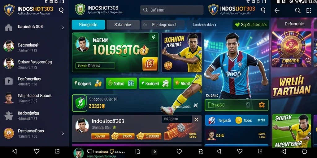 Tampilan gameplay Sportsbook yang menarik di INDOSLOT303.