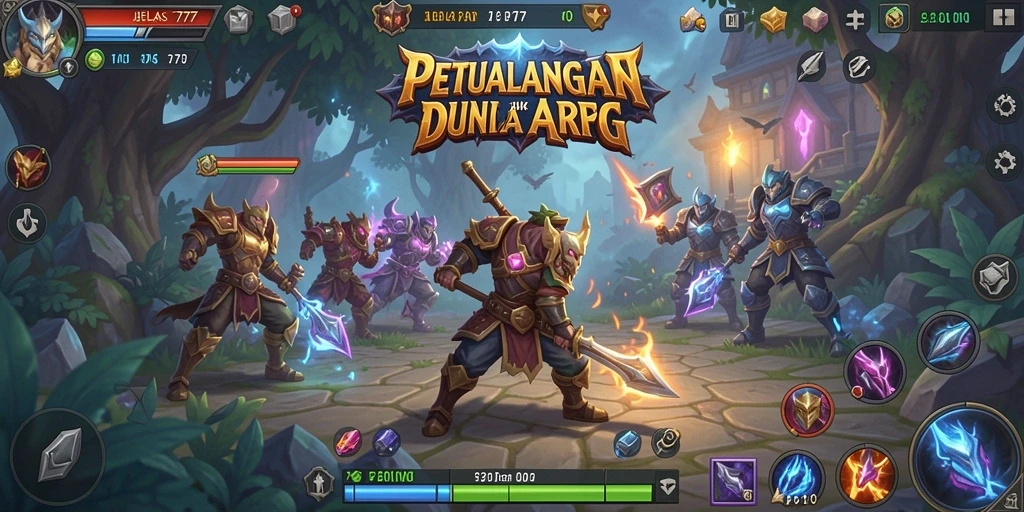 Tampilan menarik dari gameplay <strong>JELAS777</strong> yang penuh aksi ARPG.