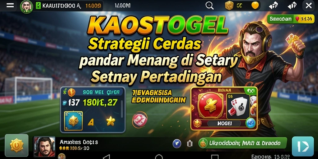 Screenshot gameplay KAOSTOGEL menampilkan aksi strategis yang mendebarkan.