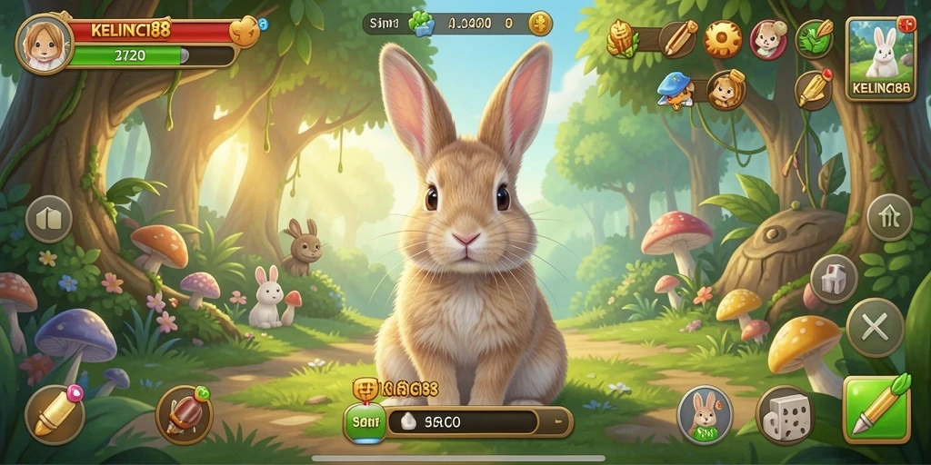 Gameplay KELINCI88 yang menantang dan penuh warna.