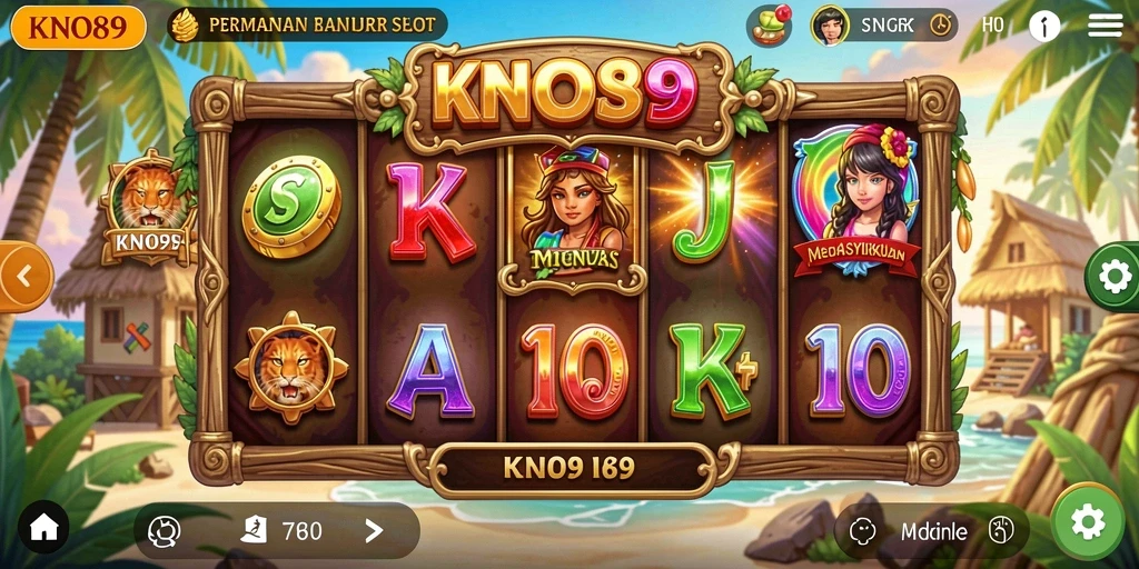 Tampilan gameplay Slot KNO89 yang menarik dan mendebarkan.