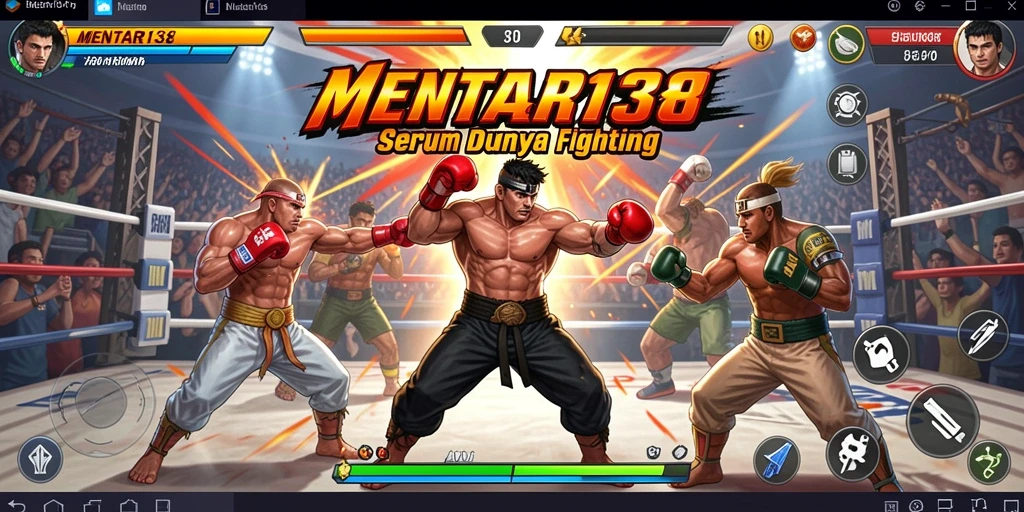 Gameplay seru dengan karakter bertarung di arena MENTARI138.