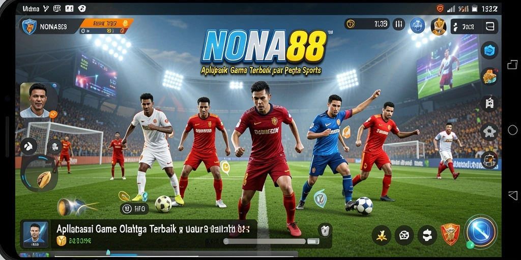 Tampilan gameplay NONA88 yang mendebarkan dalam pertandingan olahraga.