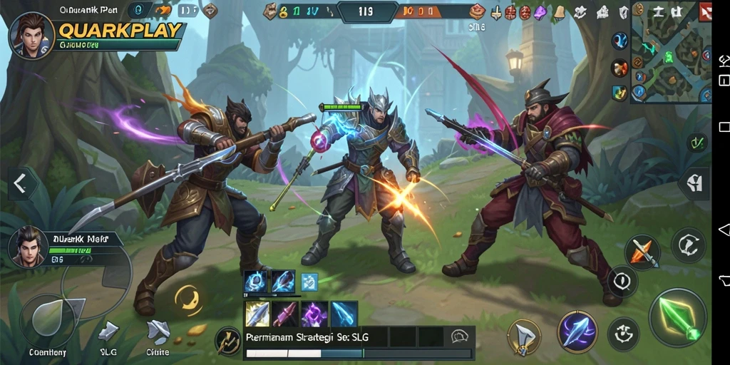 Tampilan gameplay seru dan menantang di QUARKPLAY.