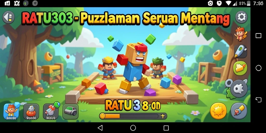 Tampilan gameplay menarik dari RATU303 yang menantang akal.