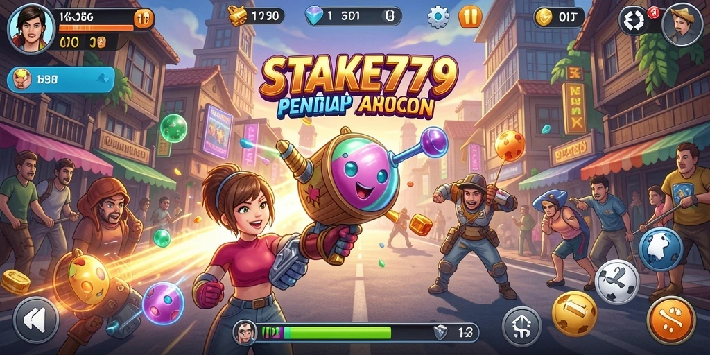 Tampilan gameplay yang seru dan penuh aksi di STAKE779.