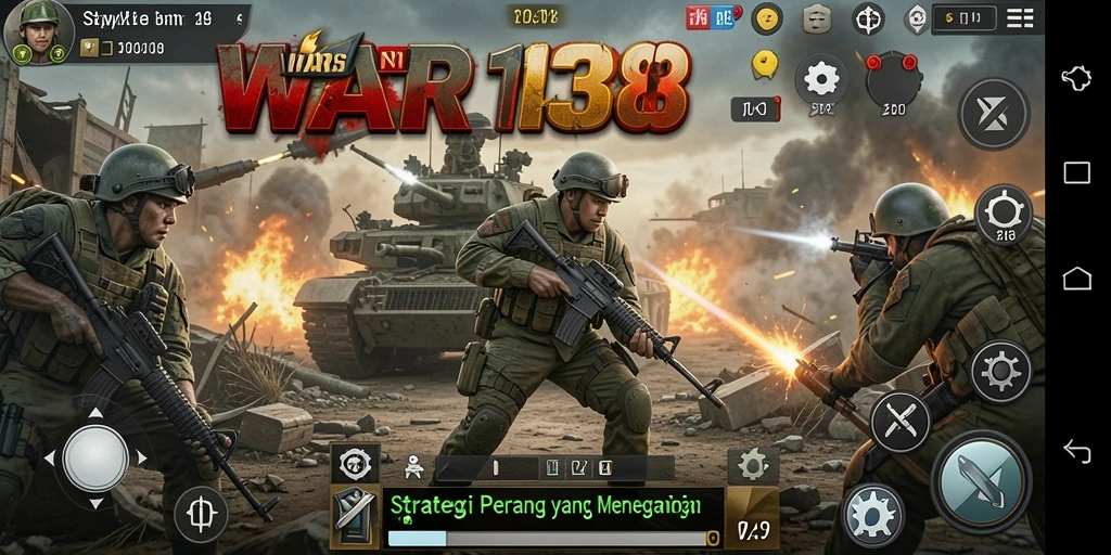 Tampilan gameplay <strong>WAR138</strong> yang intens dan penuh strategi.