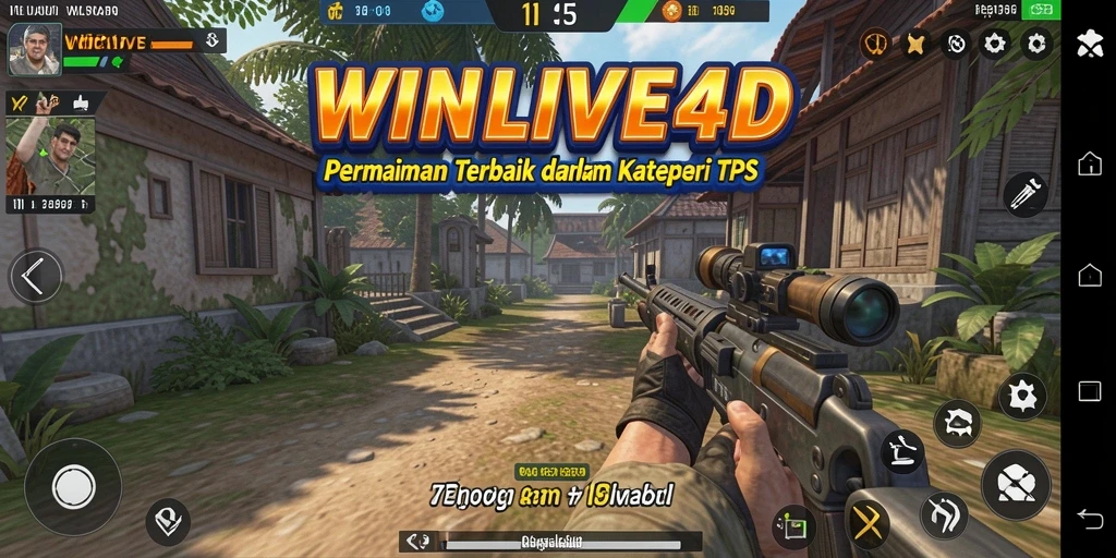 Tampilan dinamis dari gameplay WINLIVE4D yang menegangkan.