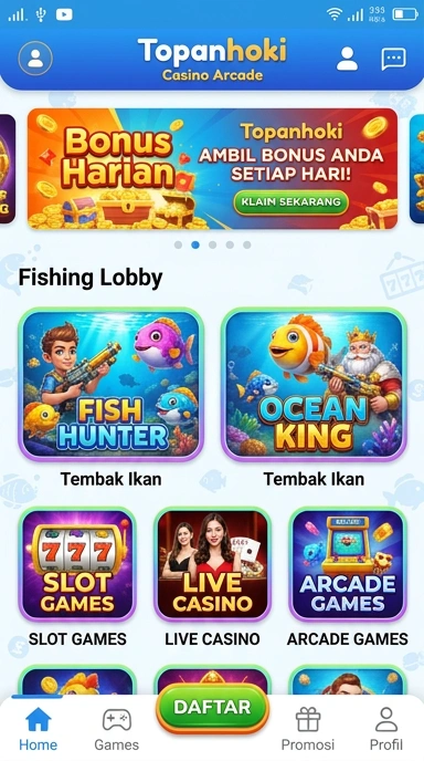 Proses pengunduhan cepat di topanhoki yang membuat pengalaman lebih baik.